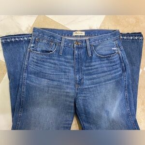 Madewell Women's Blue Flare Jeans size 30 medium wash
